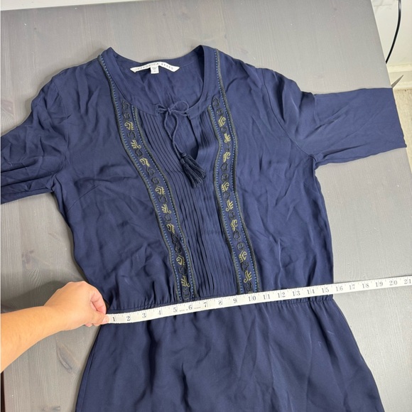 Veronica Beard Katia Silk Embroidered Boho Dress - Picture 10 of 11